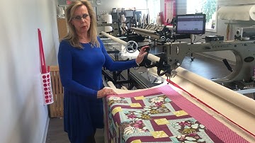 How To: #2 Loading and basting your quilt on a long-arm