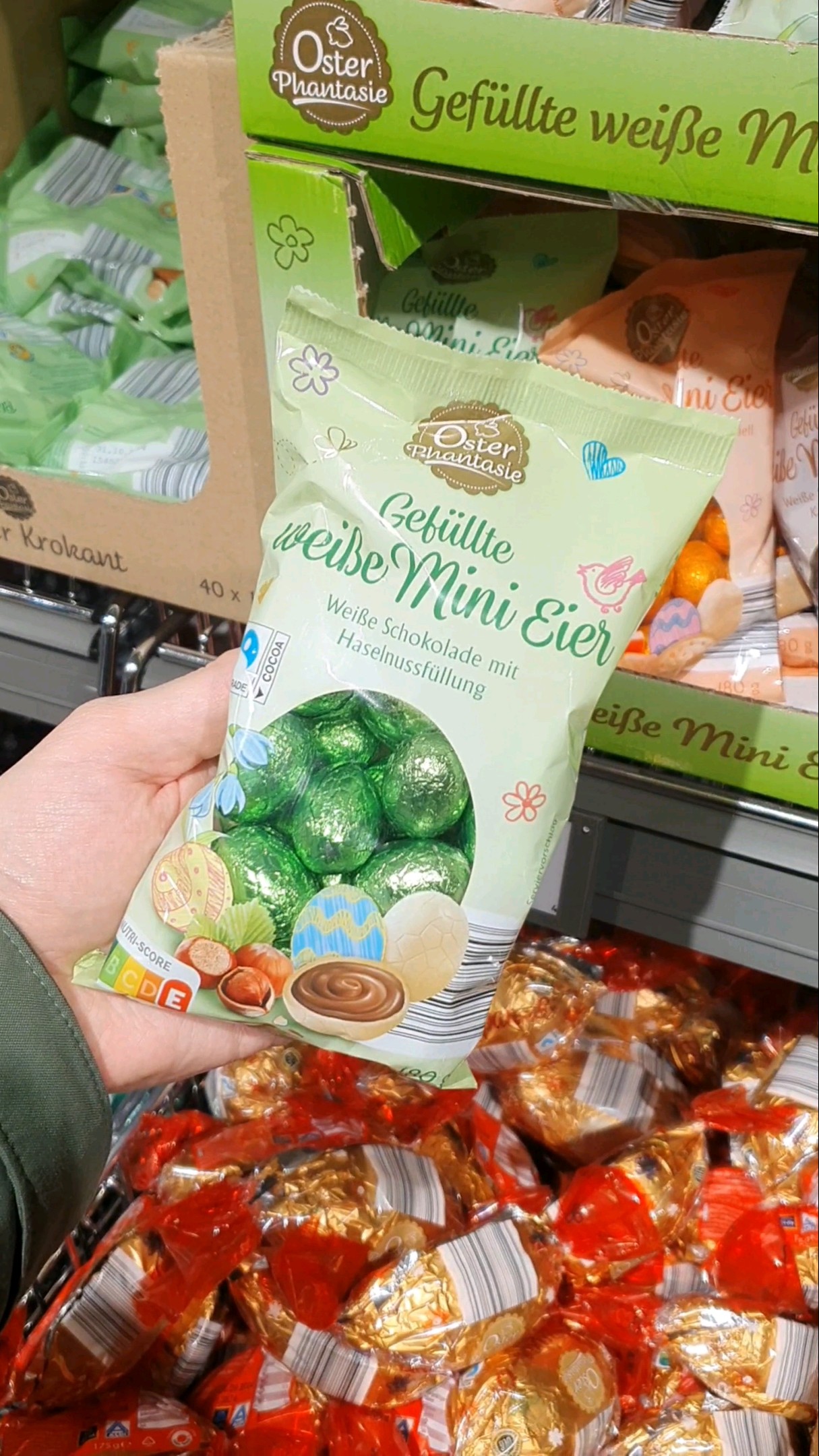 Gefüllte Mini-Eier mit weißer Schokolade 🍫 und Haselnusscreme 🌰 # ...
