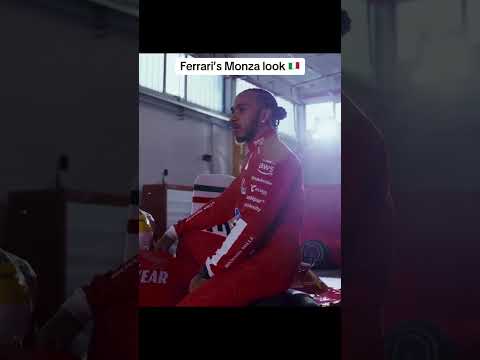 Lewis Hamilton and Charles Leclerc in Ferrari's race suits for Monza 🔥 (via @ferrari/TT)