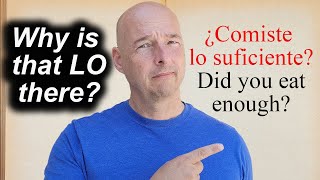 Translating "Enough" in Spanish