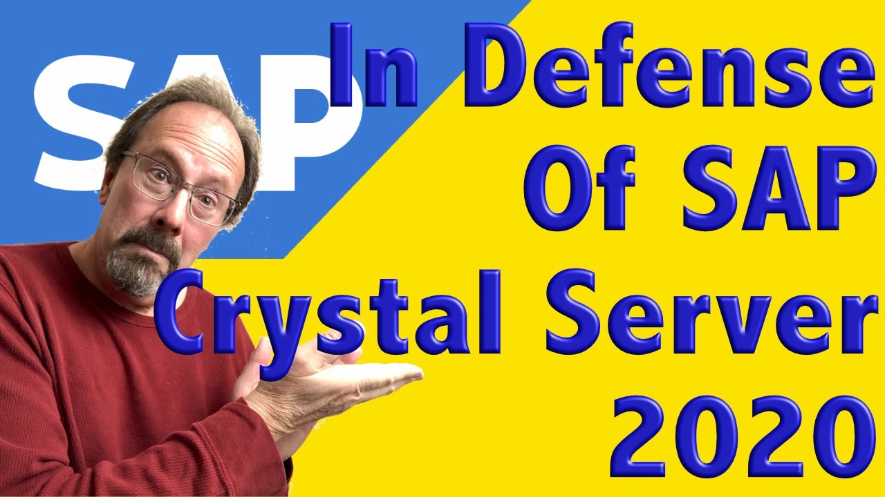 In Defense of SAP Crystal Server - YouTube
