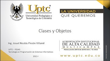 Clases y Objetos - Fundamentos Programación - UPTC