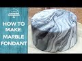 How to make marble fondant cake by Cake Advisor