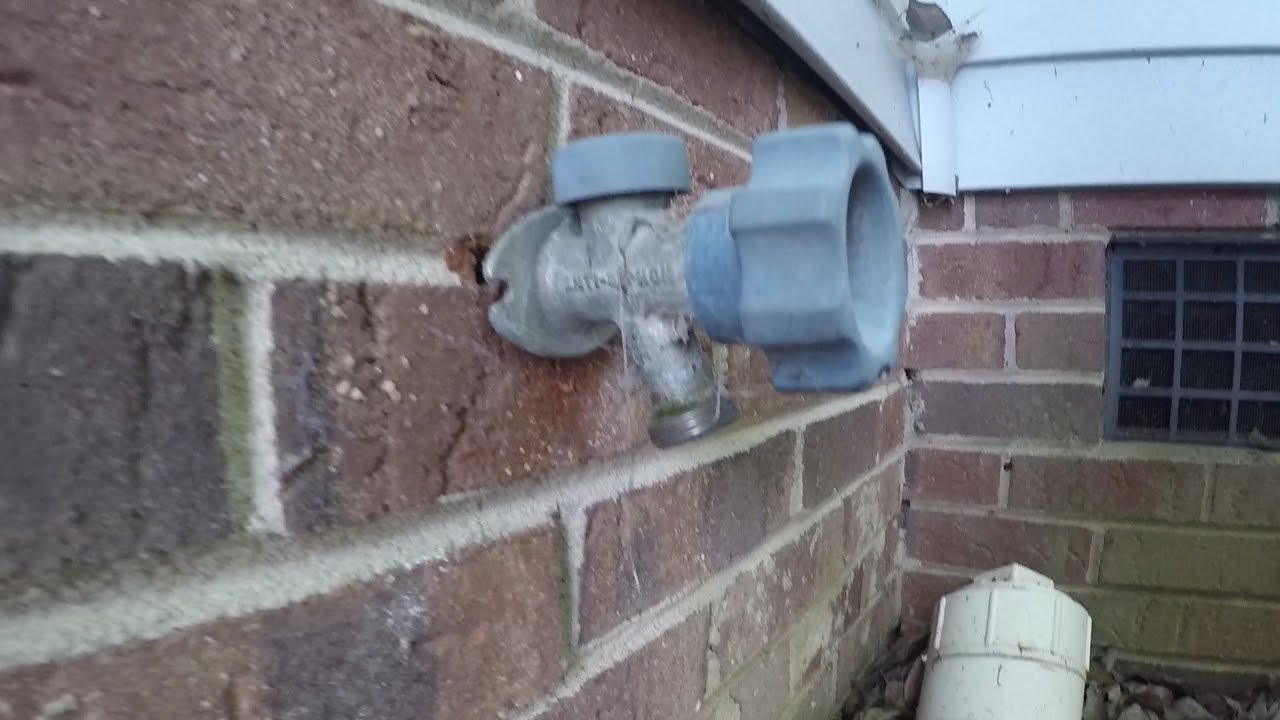 Replacing An Outdoor Faucet Youtube