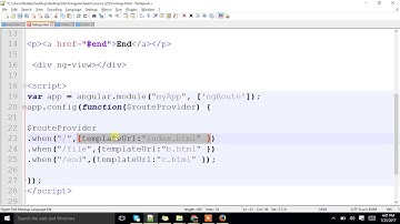 ngRoute Directive Example in Angular JS