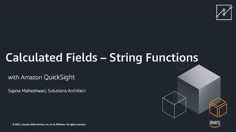 How to use String Functions within Calculated Fields