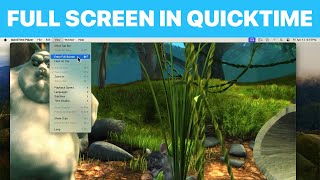 How to Enter Full Screen Mode in QuickTime Player on Mac (Tutorial)