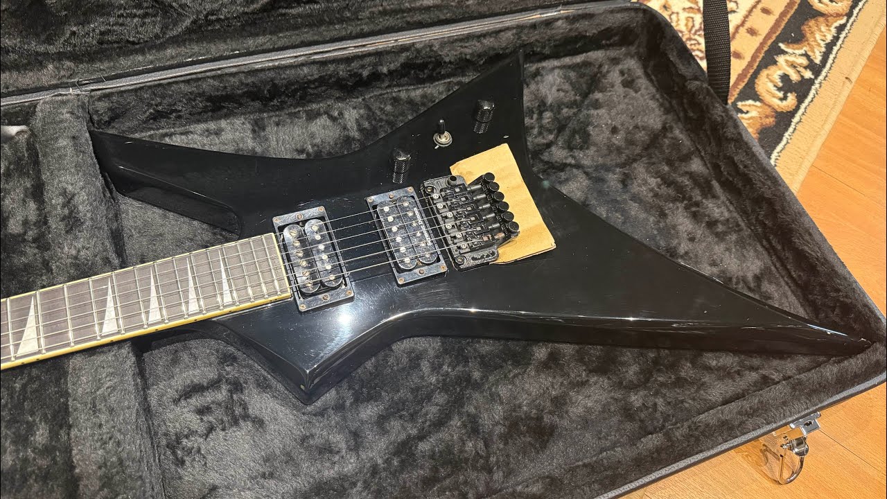 Jackson Stars Kelly Star Guitar Showing Rare