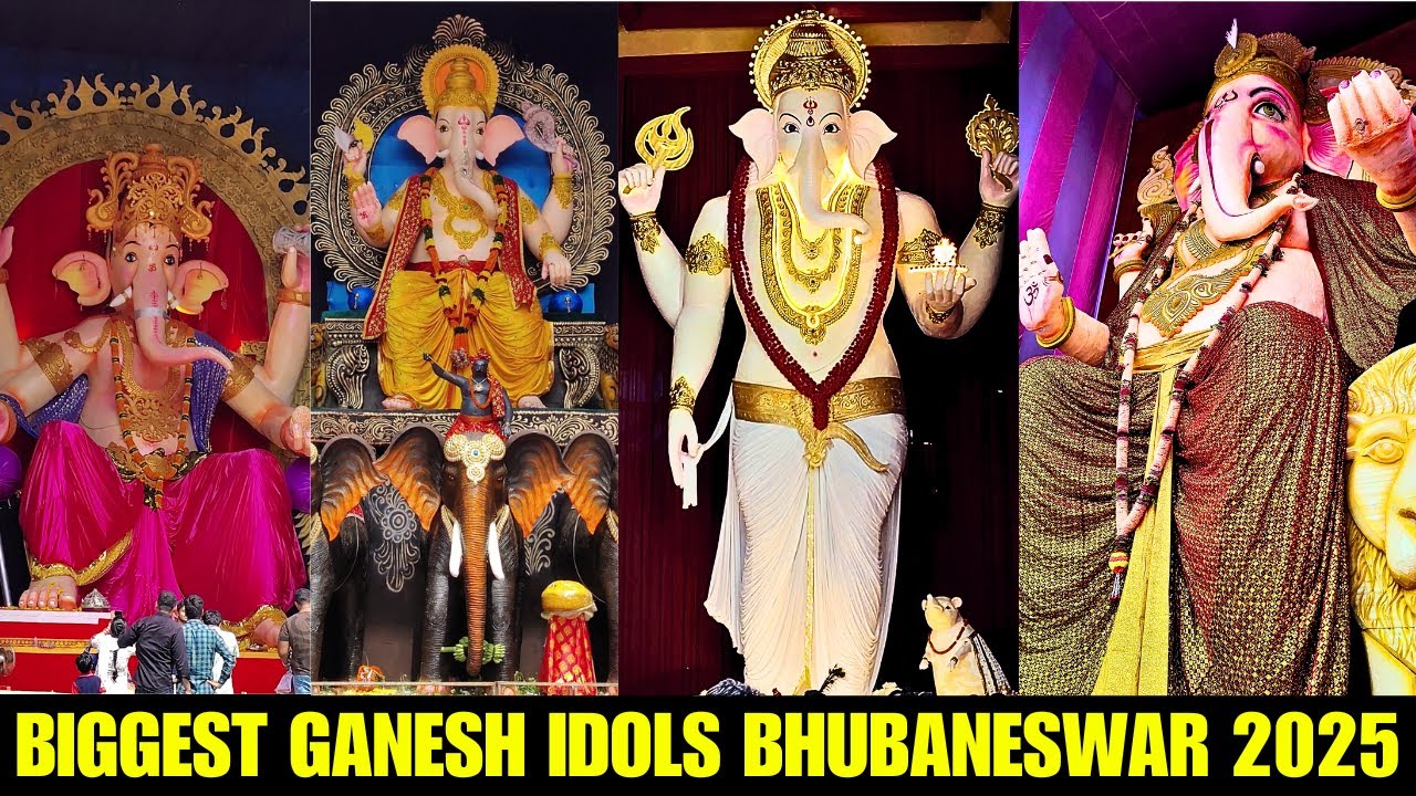 Bhubaneswar Ganesh Puja 2025 |  BIGGEST GANESH IDOL OF ODISHA |Badagada,Sahidnagar,Nuasahi Ganesh