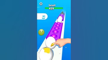 Pop Run 3d ⚜️⚕️ - Lv 438 - Satisfying Android Games || #shorts #games  #satisfying #cartoon  #poprun