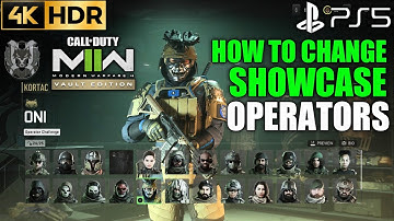 How to Change Showcase Operator MW2 not Working | MW2 Operator not Changing | MW2 Showcase Operator