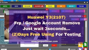✅ Huawei Y3 (2017) CRO-U00 Frp / Google Account Remove with V1.5 Mtk Lsnp Unlocker Tool ...