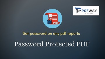 Password Protected PDF Reports