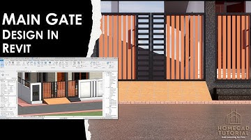 MAIN GATE DESIGN IN REVIT ARCHITECTURE | REVIT TUTORIAL