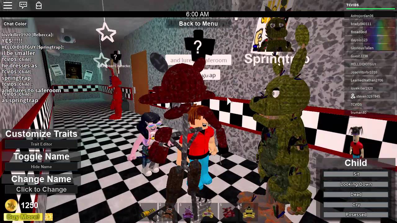 five nights at freddys roleplay 1993 roblox