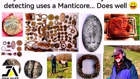 WOW !!! rare find and Danny a complete beginner uses the #minelab #manticore  for the day
