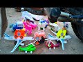 Mini aeroplane mini Elephant and mini Auto crusing my bike ll मिनी खिलौने तोड़ दिया #new #video #yt 