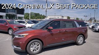 New 2024 KIA Carnival LX Seat Package|Parkside Kia
