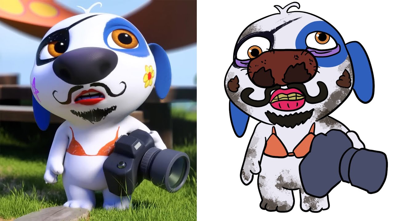 Season 19 Marathon! My Talking Hank – Photo Prank | Funny Drawing Meme Cartoon Collection