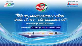 🔴TRỰC TIẾP: VÒNG 128 | TV1 | GIẢI BILLIARDS CAROM 3 BĂNG QUỐC TẾ HTV - CÚP BECAMEX IJC 2026 | 12/8