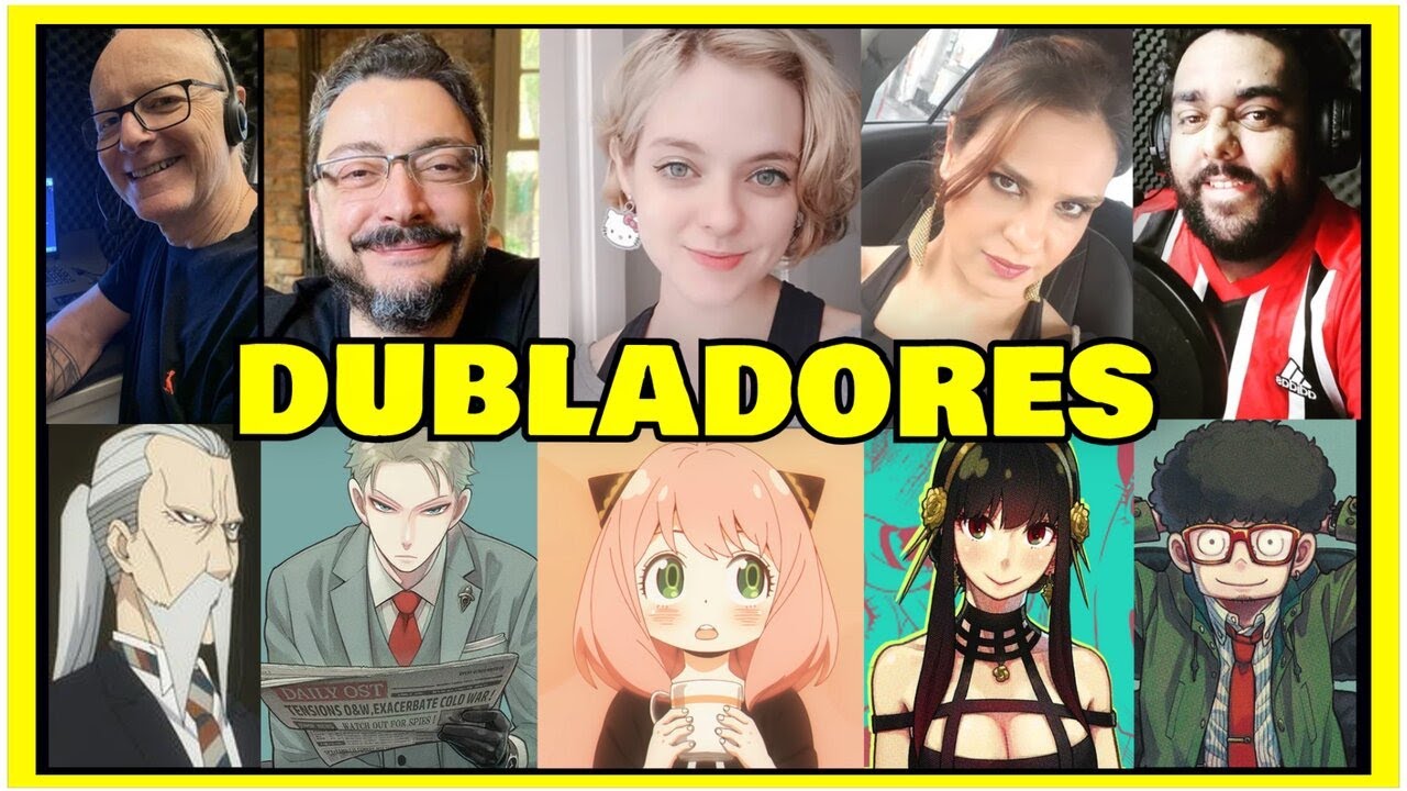 SPY X FAMILY DUBLADO - Conheça os Dubladores do Anime Spy x Family e da  Anya 