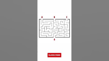 maze game to test your IQ with answer #iqtest #maze