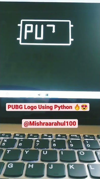 Pubg Logo Using Python #shorts - YouTube