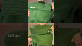 how to restore a pilled cashmere sweater properly