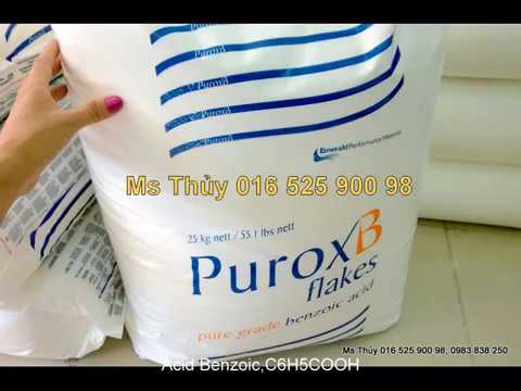 ACID BENZOIC C6H5COOH Hà Lan (mới nhất) - youtube
