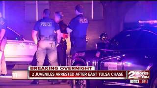 Juveniles arrested after high-speed chase overnight