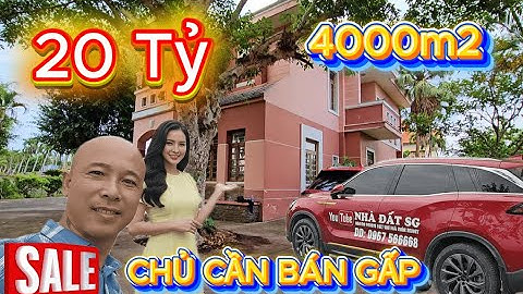 🛑BIỆT THỰ ĐẸP - NHÀ VƯỜN 4000m2 CỦ CHI -GIẢM SỐC 30% BÁN GẤP GIÁ NGỘP | #Chuyenbietthu
