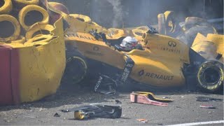 F1 Belgian GP All Crashes 2007-2023
