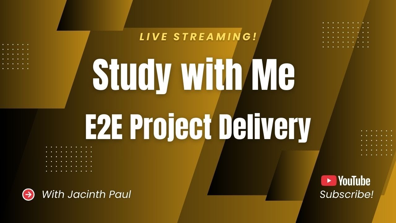 Study with Me - E2E Delivery Management Proposal