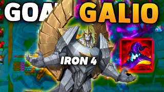 THE most Aggresive Galio support in SoloQ - Spectating IRON