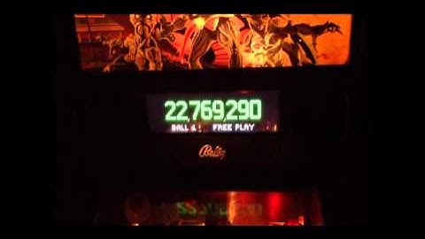 Bally Attack From Mars Pinball with Color DMD