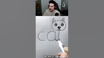 How to Draw Cat! 🤯 @AllAboutArtOriginal
