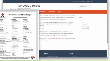 WordPress Conditional Logic - WPStudio.com