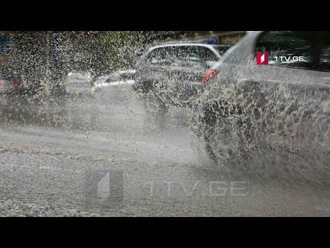 ძლიერი წვიმა და სეტყვა დედაქალაქში