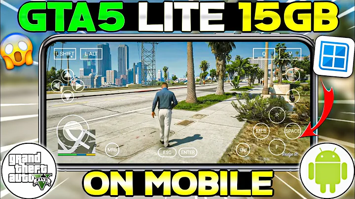 🔥 Gta 5 Lite version Only 15GB On Android | Winlator Emulator Complete Setup & Gta 5 Lite Gameplay
