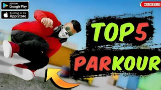 Top 5 Best PARKOUR Games | Android 2024 Offline