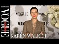 Karen Walker backstage interview at Vogue Codes 2019 in Sydney | Vogue Codes | Vogue Australia