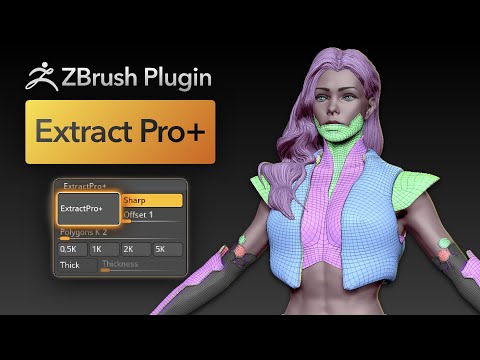 ZBrush Plugin Extract Pro+