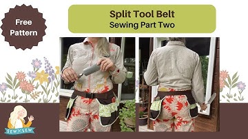 New Free Pattern:  Split Tool Belt Part 2
