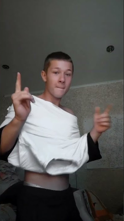 Teen flexing ripped muscle