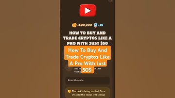 How To Buy And Trade Cryptos Like A Pro With Just 50$ | MemeFi Video Code