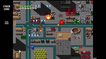 Cyber Core / automatic demonstration sequence / Turbografx-16 1990