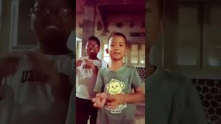 Muhammad Rizki Azka putra Ahmad sajid Alfarizi lagi joget bareng semoga iil seneng ya