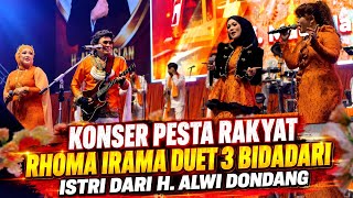 HARAM - RHOMA IRAMA FEAT 3 BIDADARI DONDANG || DONDANG PEOPLE'S PARTY CONCERT EAST KALIMANTAN