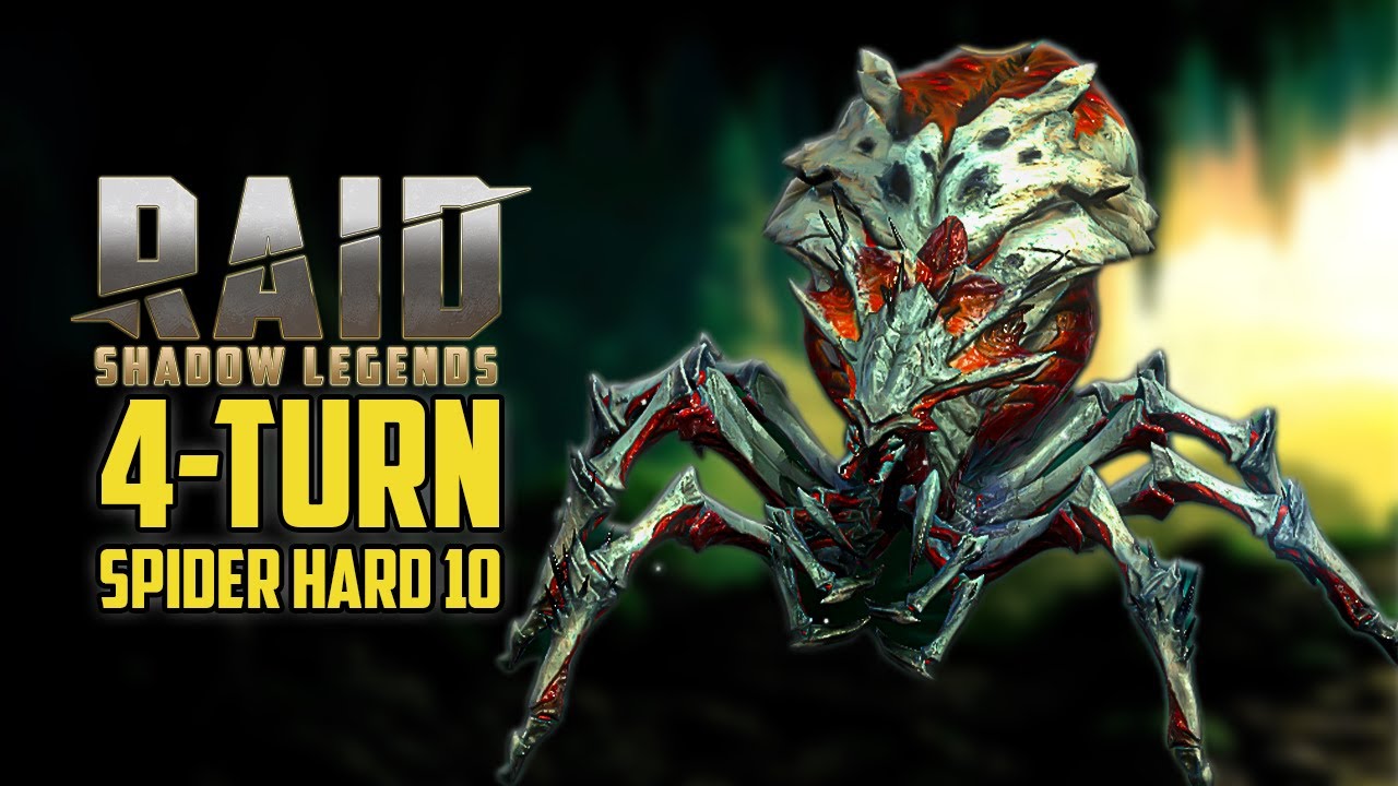 🚨 4-TURN SPIDER 10 HARD 100% CONSISTENT SPEED FARM! | RAID