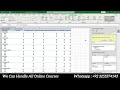 Excel_4F_Vehicles | Grades A+👍 | Student Excel 4F Vehicles (Homework)